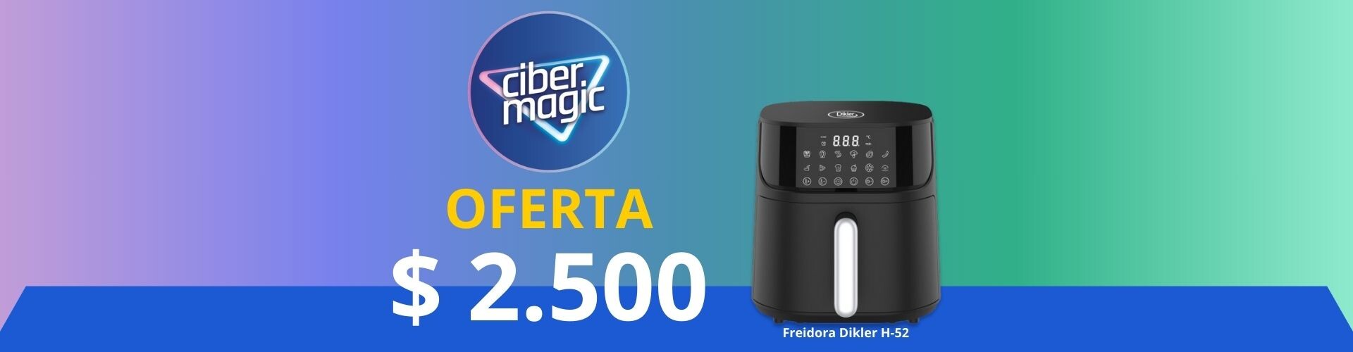 Freidora Dikler H-52 CIBER MAGIC