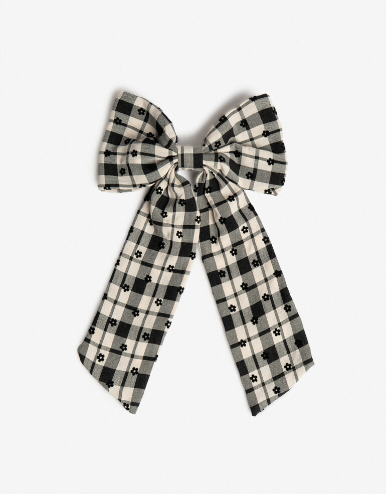 Hebillas Francesas Moño Hebilla Francesa Moño Cuadrillé - Estampado Geometrico