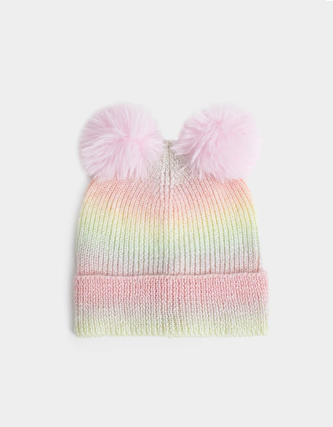 Gorros Infantiles Degrade Gorro Tejido Arcoíris - Combinacion Arcoiris