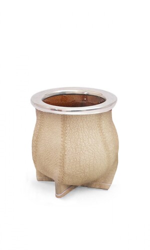 MATE DE CERÁMICA CHICO DELTA PATCH BEIGE