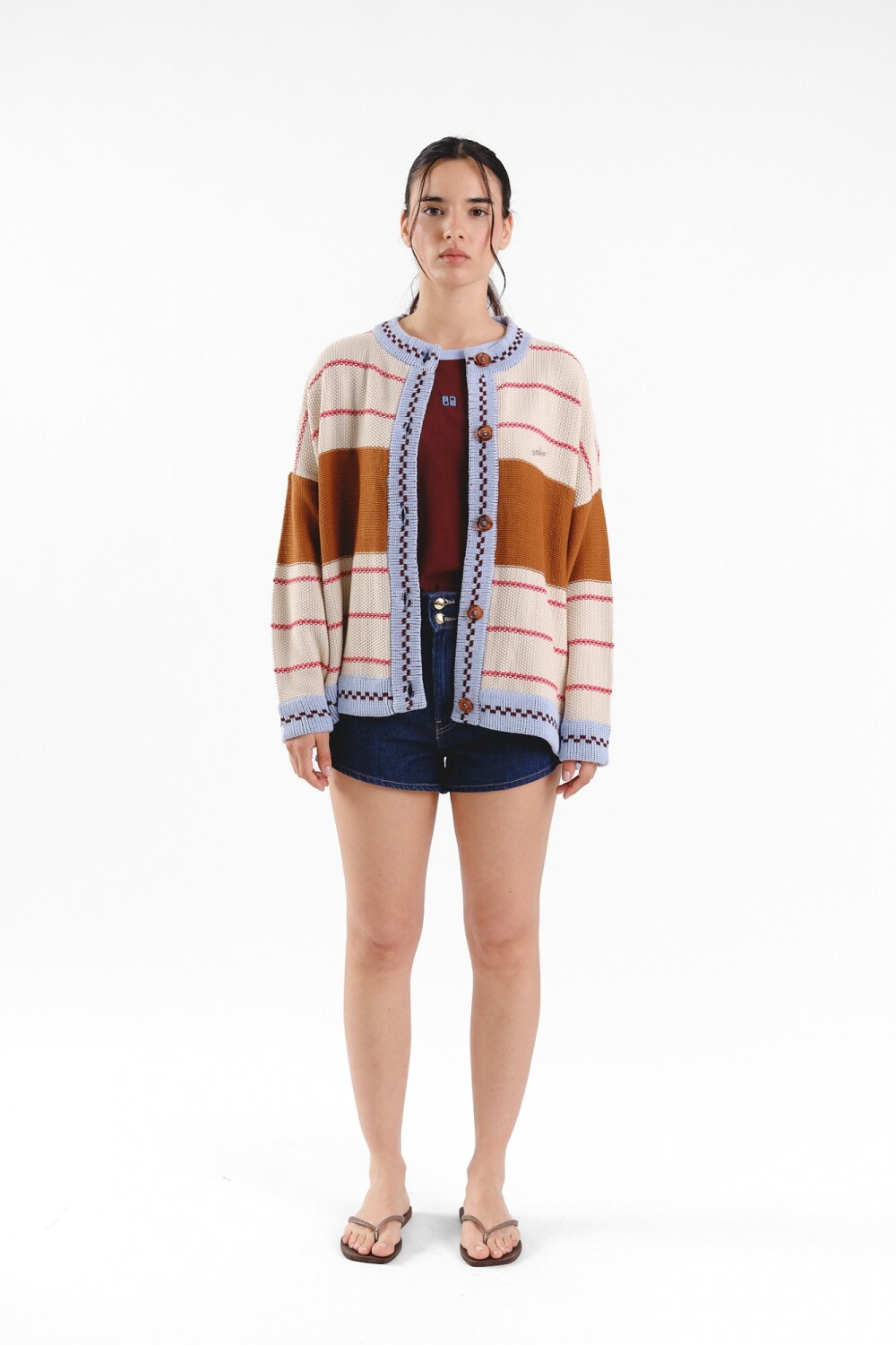 Cardigan Glory SS27 Crudo