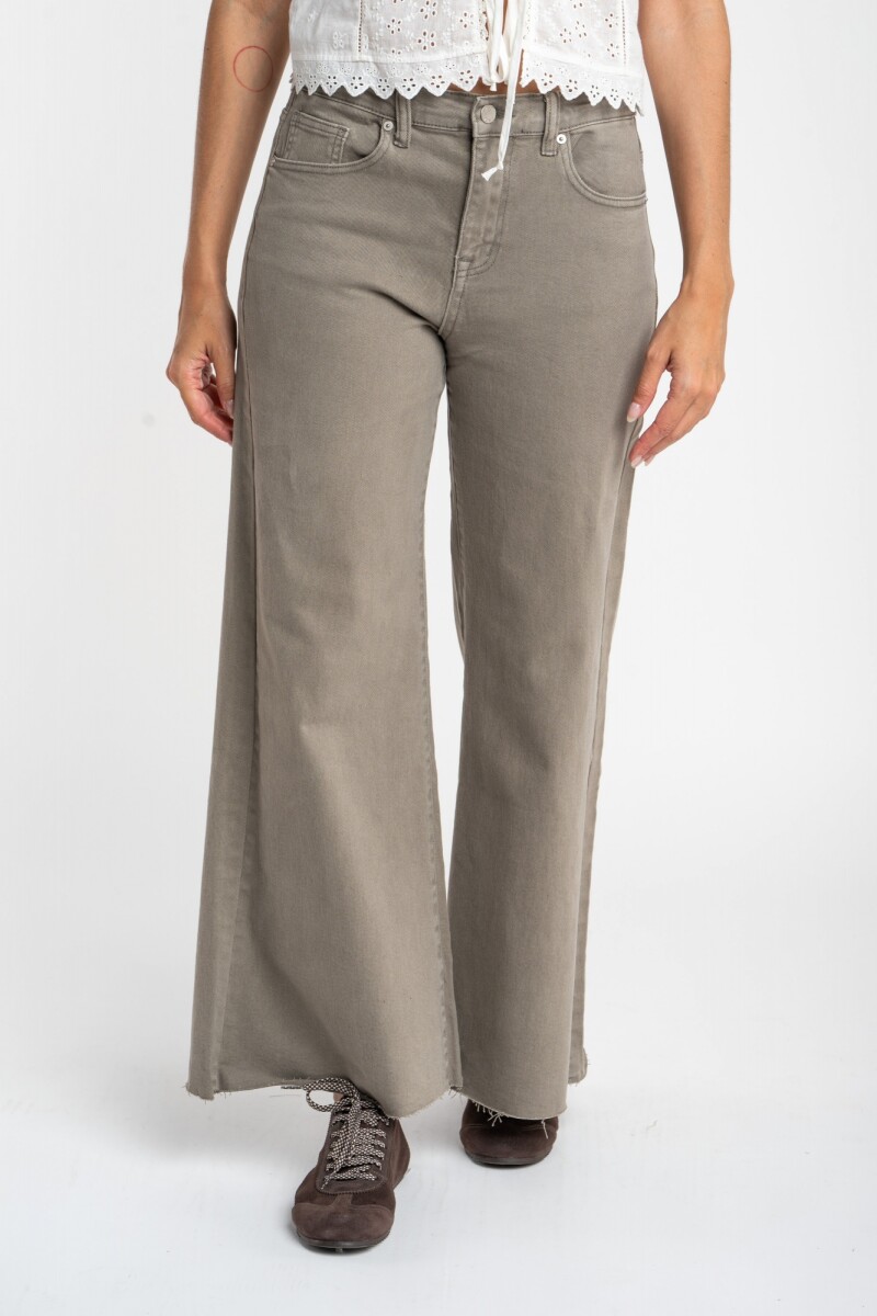 Jean Flared Wide Leg Topo