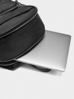 Mochila De Cabina Nylon Portátil De 15" negro