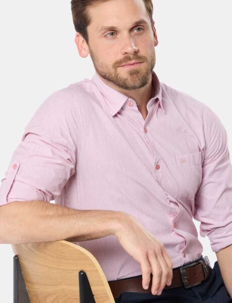 CAMISA RAYADA Rosa
