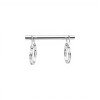 Caravanas Aro Calado - Plata 925 - CA4194 sinpiedra