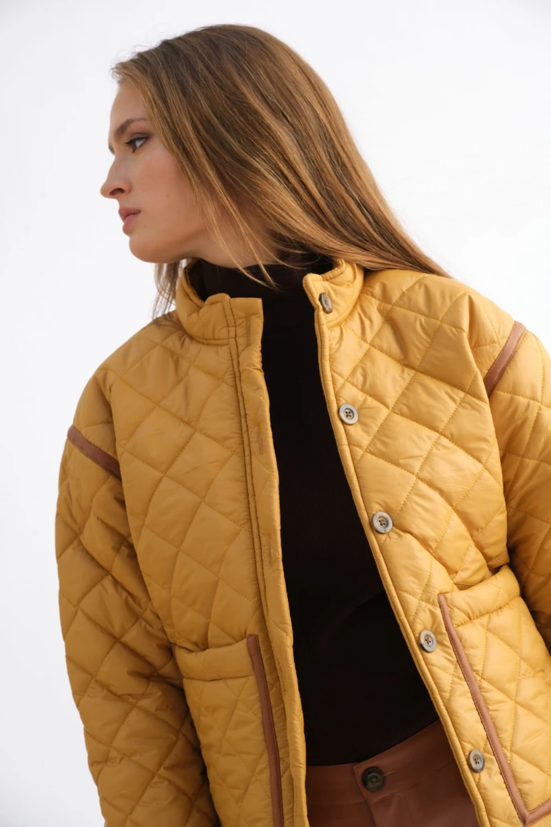 Chaqueta Alina Mostaza