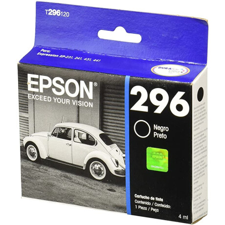 EPSON T296120 NEGRO XP231/241/431/441 4ML Epson T296120 Negro Xp231/241/431/441 4ml