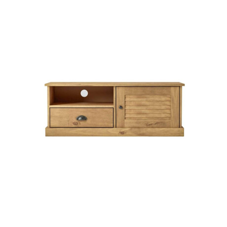 Rack de TV 1 Puerta 1 Cajion Li­nea Valenciana Natural