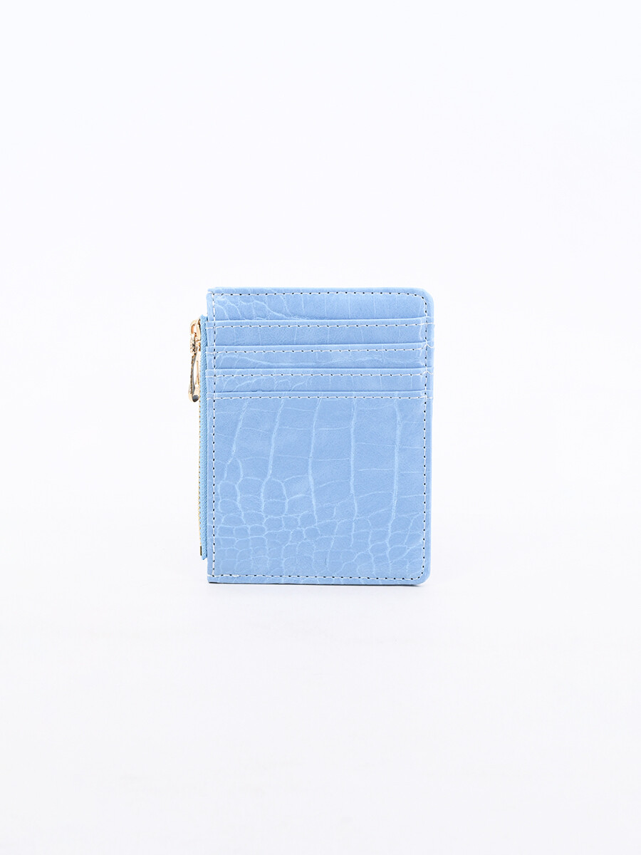 BILLETERA POLIS - AZUL CLARO 