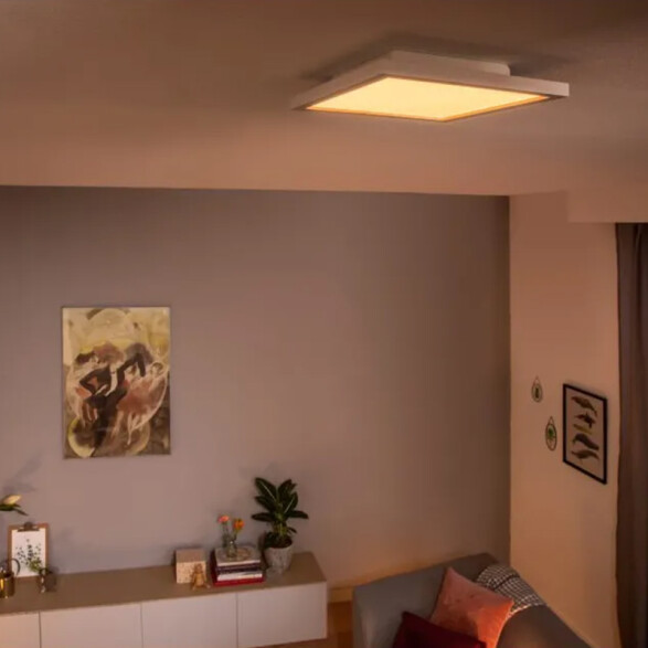 Downlight cuadrado LED 6W 400Lm 102mm luz cálida PH9727