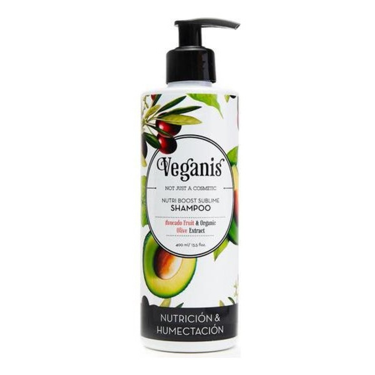 Shampoo Veganis Nutri Boost Sublime con palta y oliva 400ml 