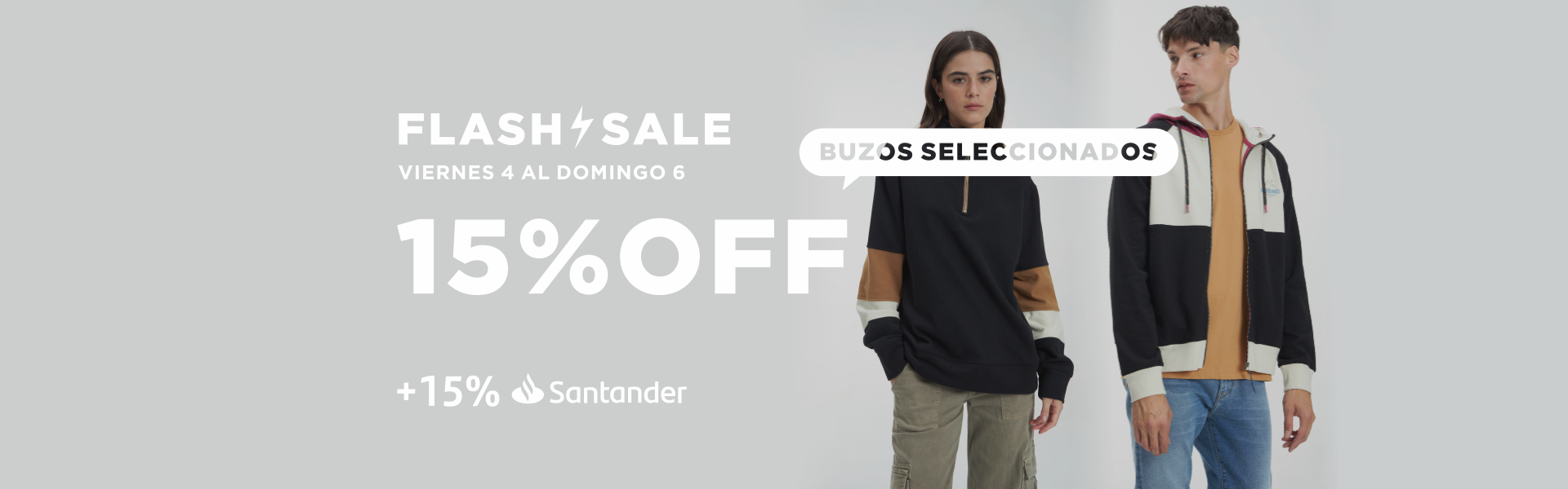 Flash Sale - Buzos seleccionados