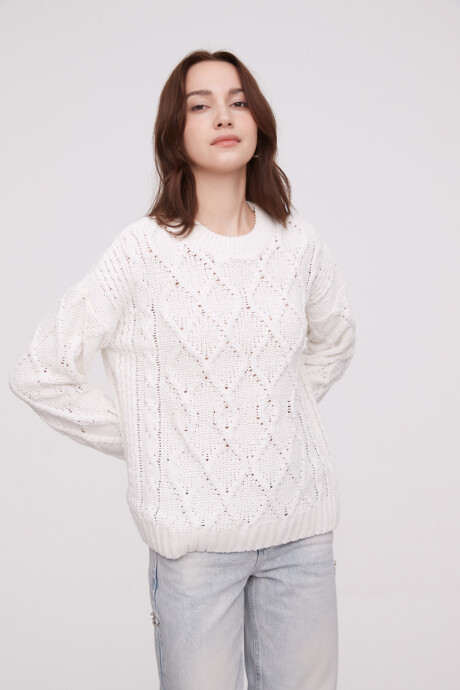 Sweater Loanina Marfil / Off White