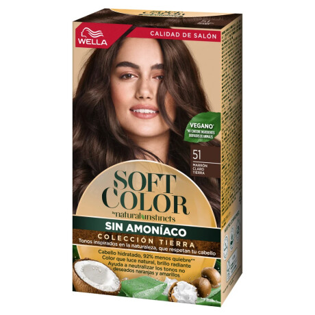 Tinta Soft Color N°51 Marrón Claro Tierra Tinta Soft Color N°51 Marrón Claro Tierra