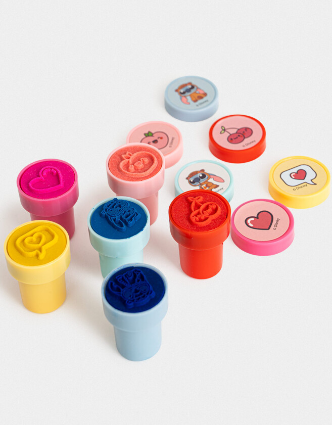 Útiles Varios Diseño propio Set De Sellos "stitch Capybara" - Combinacion Multicolor