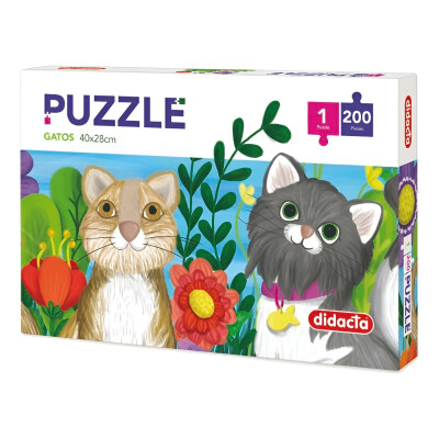 Puzzle Infantil Clásico Gatos Didacta Puzzle Infantil Clásico Gatos Didacta