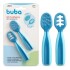 Set cubiertos BLW BUBA celeste pastel