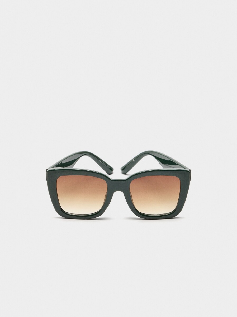 Gafas De Sol Cuadradas - verde 