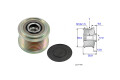 Polea Alternador Marcha Libre Hyundai H1 Carroceria Tq Starex Hyundai Camion Porter Kia Sorento Kia Camion Bongo K2500 Tdi Di Polea Alternador Marcha Libre Hyundai H1 Carroceria Tq Starex Hyundai Camion Porter Kia Sorento Kia Camion Bongo K2500 Tdi Di