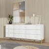 Cómoda Aparador Jasper 1.82 White Gloss Gold
