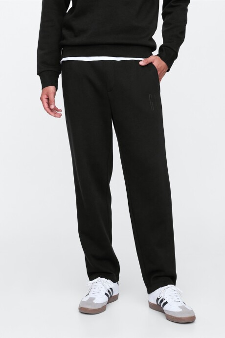 Pantalón Deportivo Recto Hombre Black 013