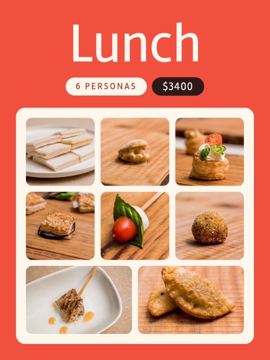 Lunch 6 personas Lunch 6 personas
