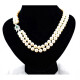 Collar De Perlas 2 Vueltas Broche Brillantes, Diamantes Y Esmeralda Collar De Perlas 2 Vueltas Broche Brillantes, Diamantes Y Esmeralda
