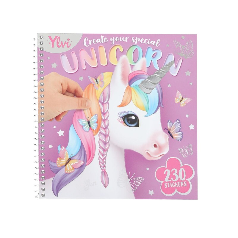 Libro con stickers Top Model - Dress me up Unicornio
