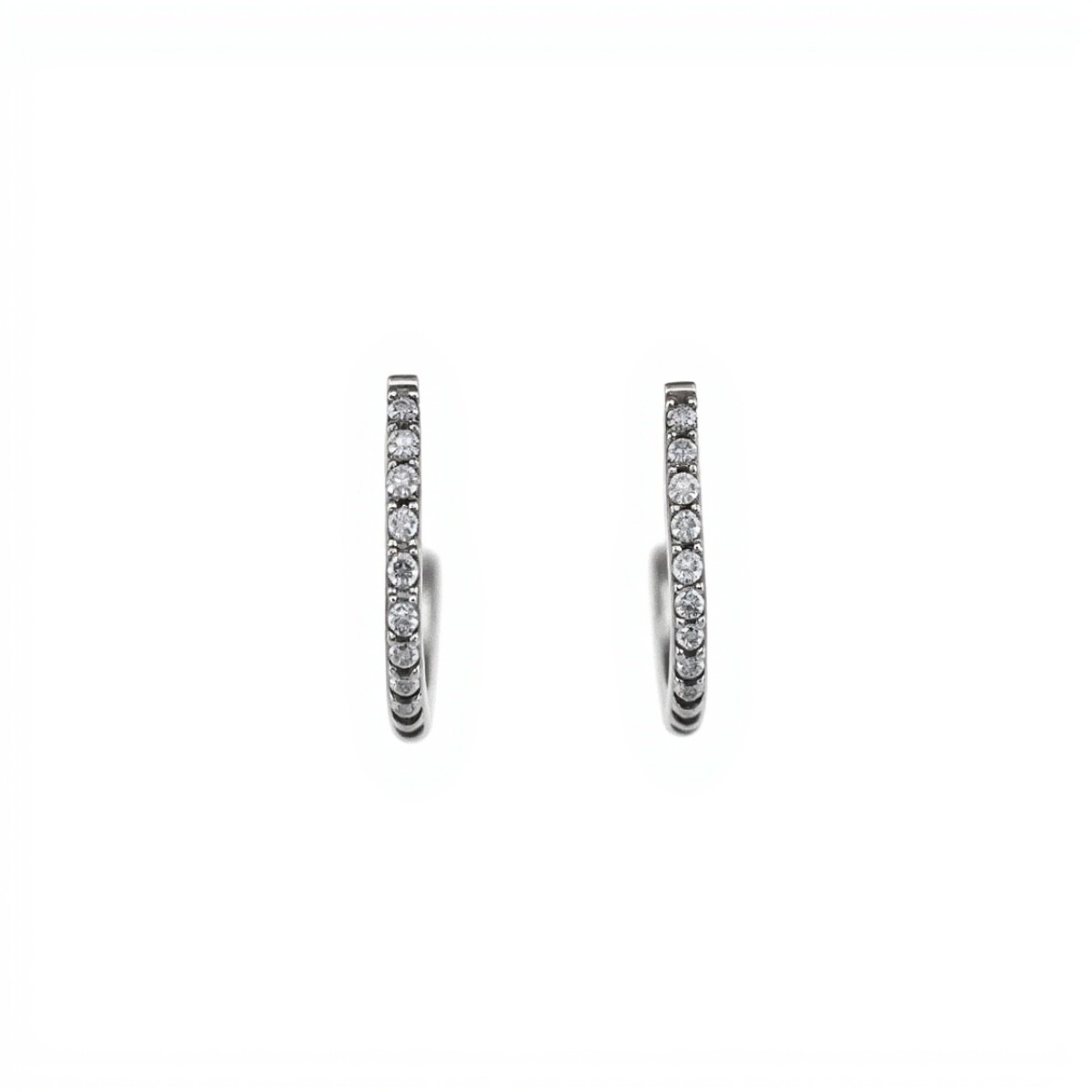 Caravanas Aro-Plata 925-Piedra zirconia-CA3019 - conpiedra 