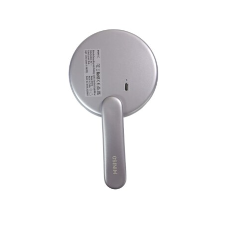 Espejo LED circular violeta