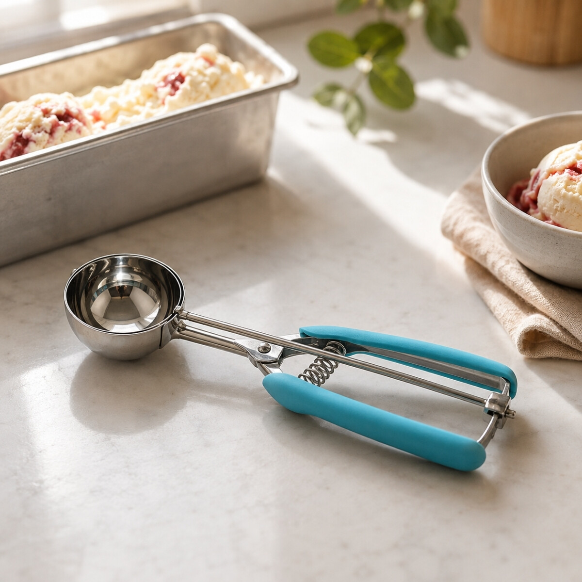 Cuchara para Helado 6x23cm - INOX 