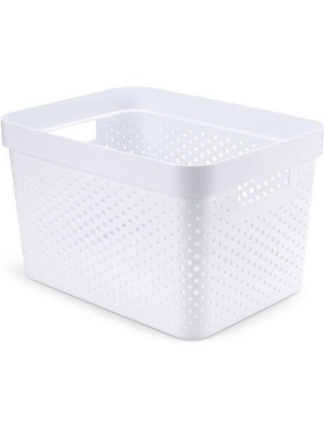 Cesta INFINITY 17L plástico blanco Cesta INFINITY 17L plástico blanco