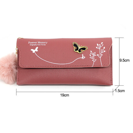 Monedero De Mariposa Rosa Oscuro