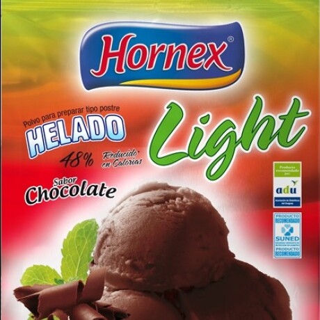 HELADO POLVO HORNEX LIGHT 72G CHOCOLATE HELADO POLVO HORNEX LIGHT 72G CHOCOLATE