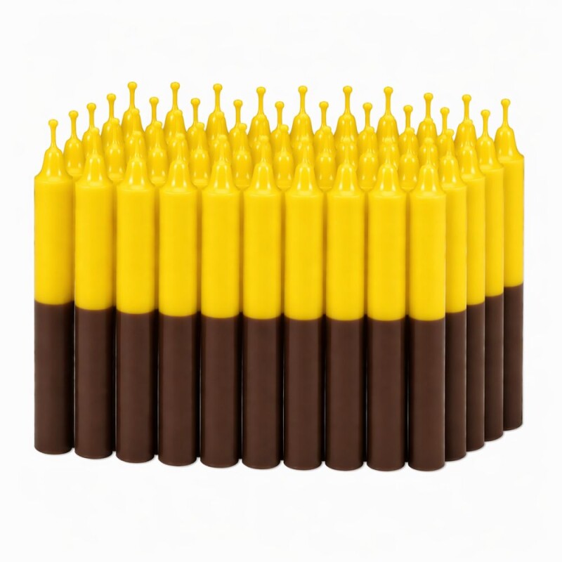 VELA N° 4 COMBINADA X50 Amarillo/marron