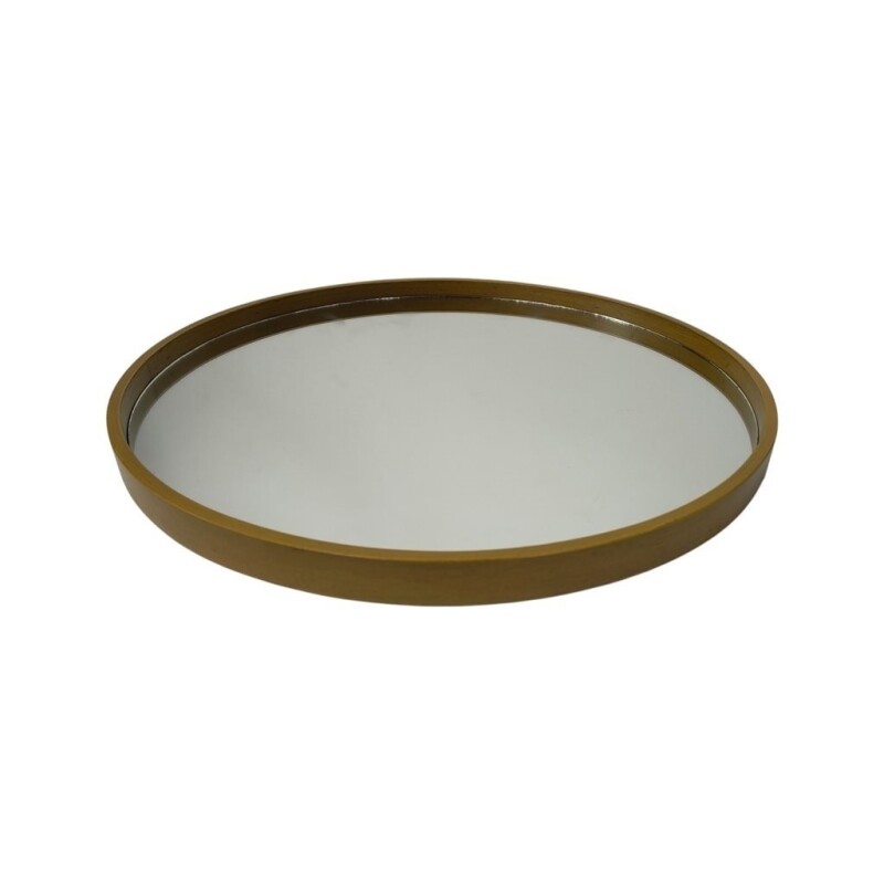 ESPEJO REDONDO BORDE MADERA D40X2.5CM ESPEJO REDONDO BORDE MADERA D40X2.5CM