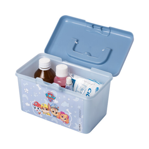 Caja Infantil Organizadora con Manija Paw Patrol Azul 1,7 Lts U