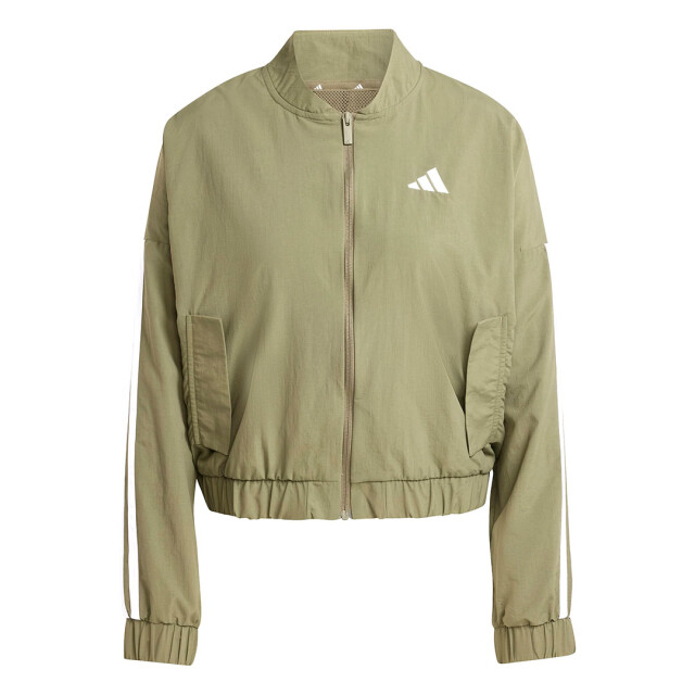 Campera de Mujer Adidas W 3S Wv Bomber Verde