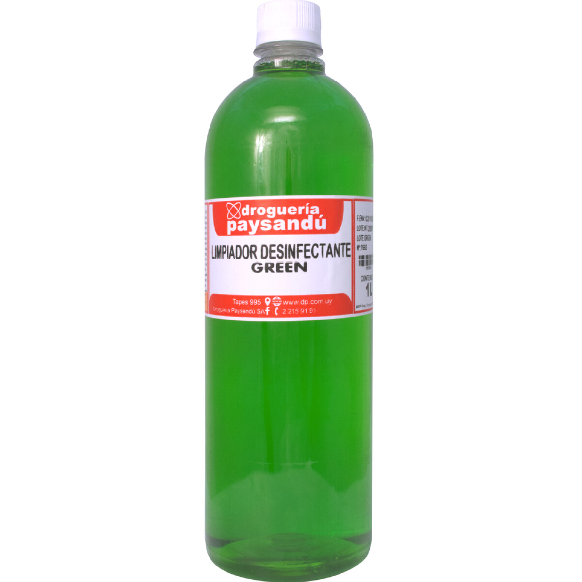 Limpiador Desinfectante Green 1 L - Rinde 1:50 