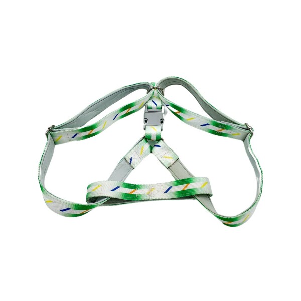Arnes Correa Pretal Perro Mascota Ajustable Grande Variante Color Verde