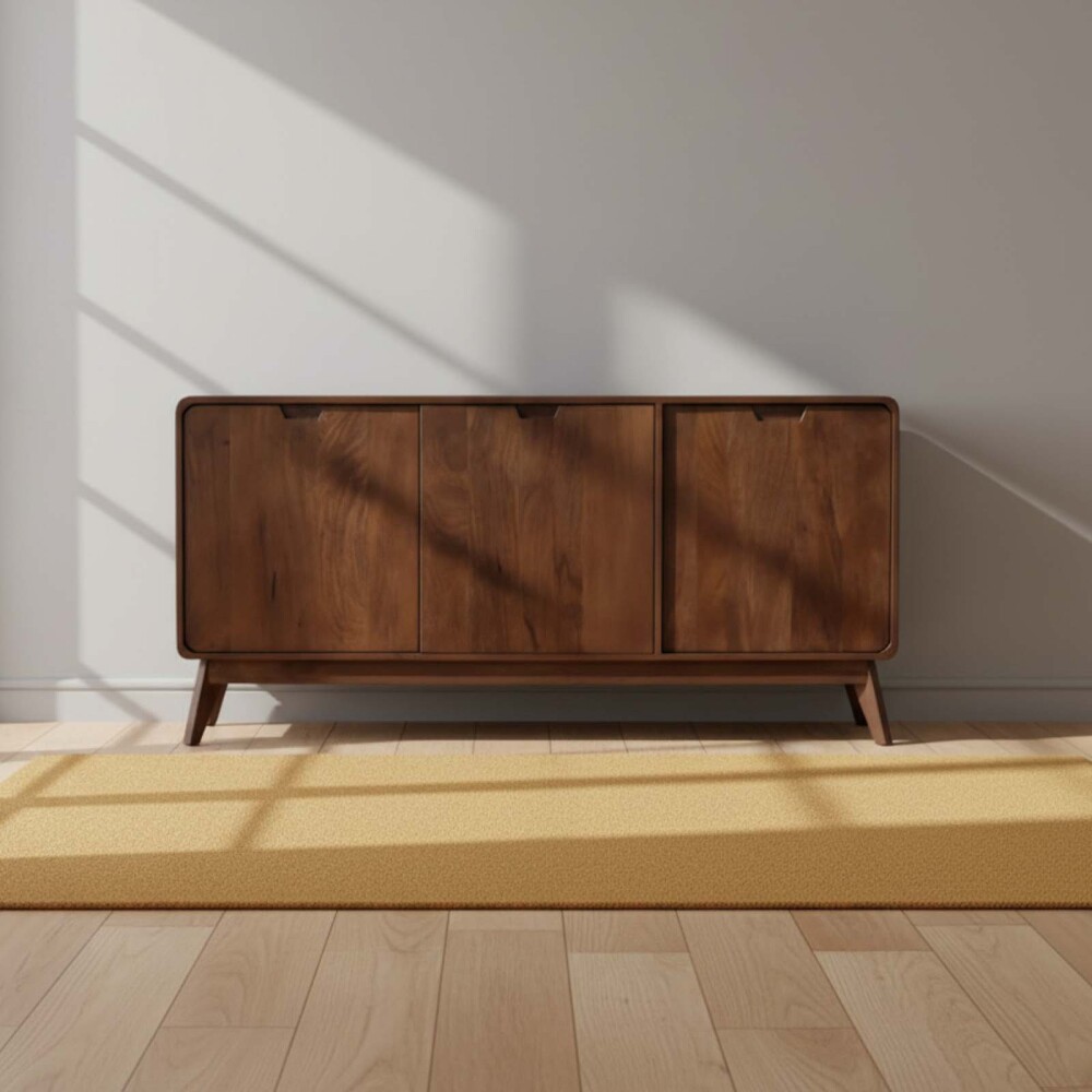 APARADOR 3P MADERA-DE-MANGO MARRON OLMO