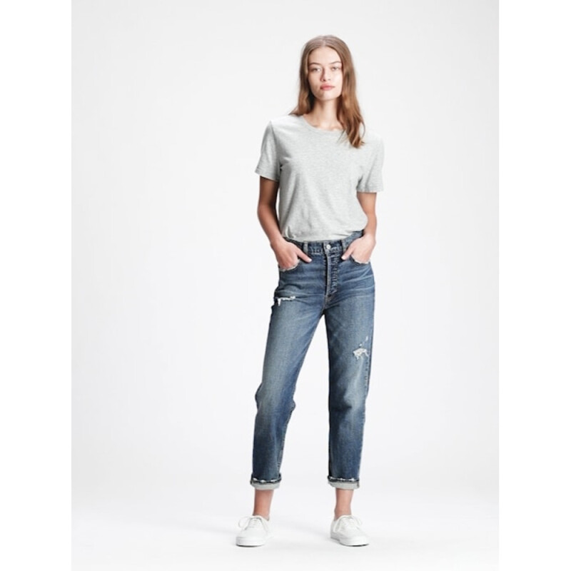 SS ORGANIC VINT CRW HEATHER GREY