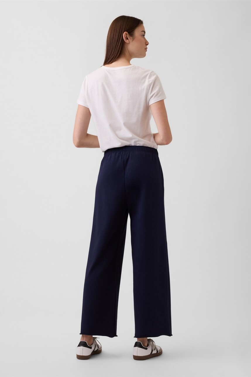 Pantalón Deportivo Sin Felpa Mujer Navy Uniform Logo