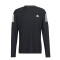 Remera de Hombre Adidas Own The Run M/Larga Negro - Blanco