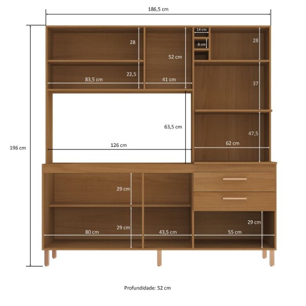 COCINA COMPACTA 8 PUERTAS 2 CAJONES BLUME - NATURAL/CHAMPAGNE COCINA COMPACTA 8 PUERTAS 2 CAJONES BLUME - NATURAL/CHAMPAGNE