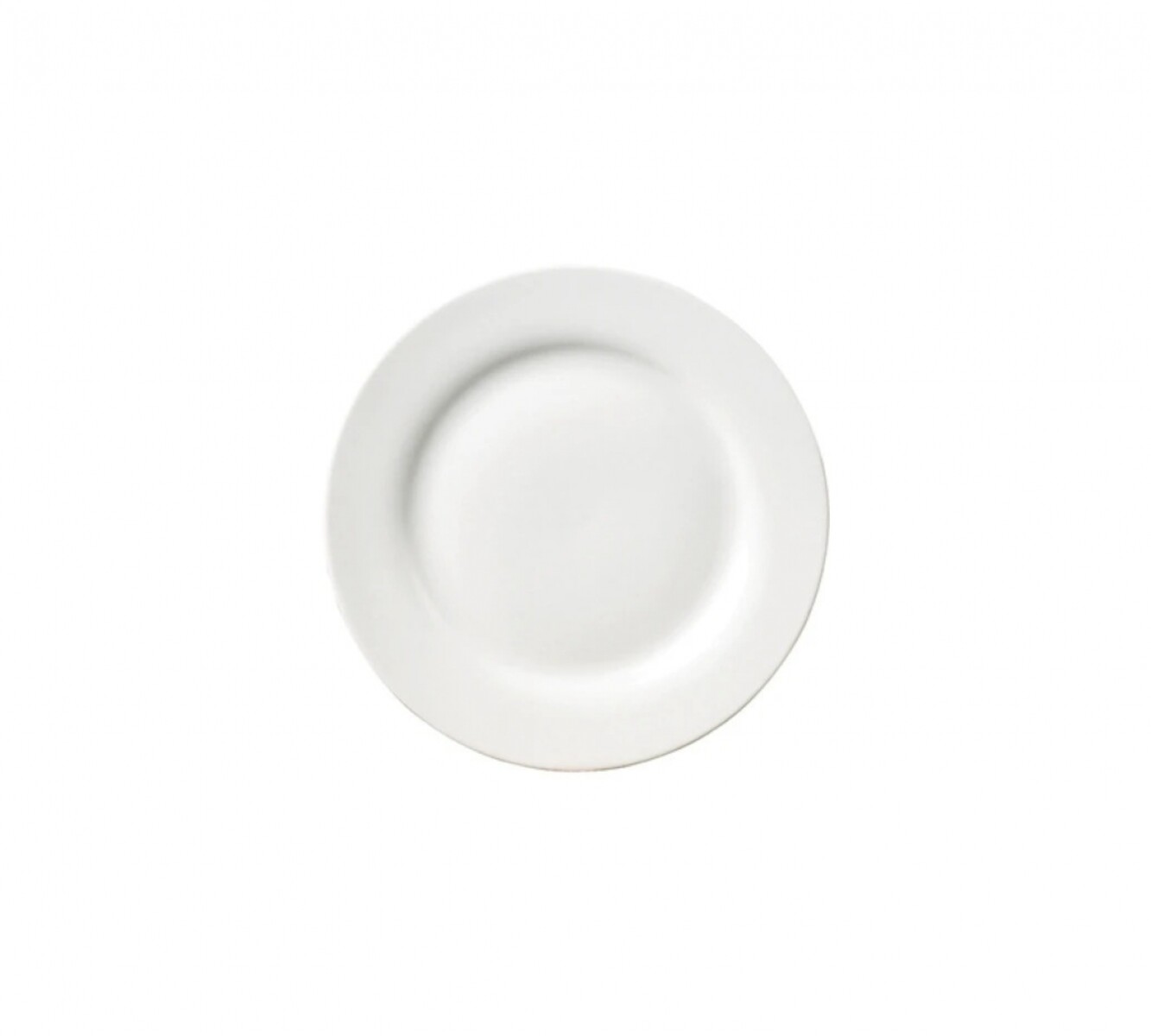 Plato de Mesa - Porcelana - Blanco 