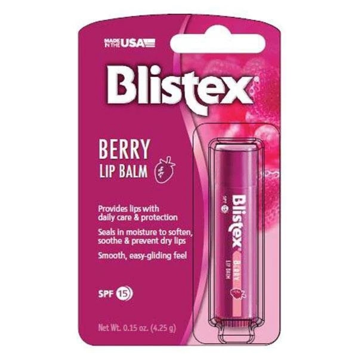 Bálsamo Labial Blistex Lip Berry Balm Spf15. 4,25grs. 