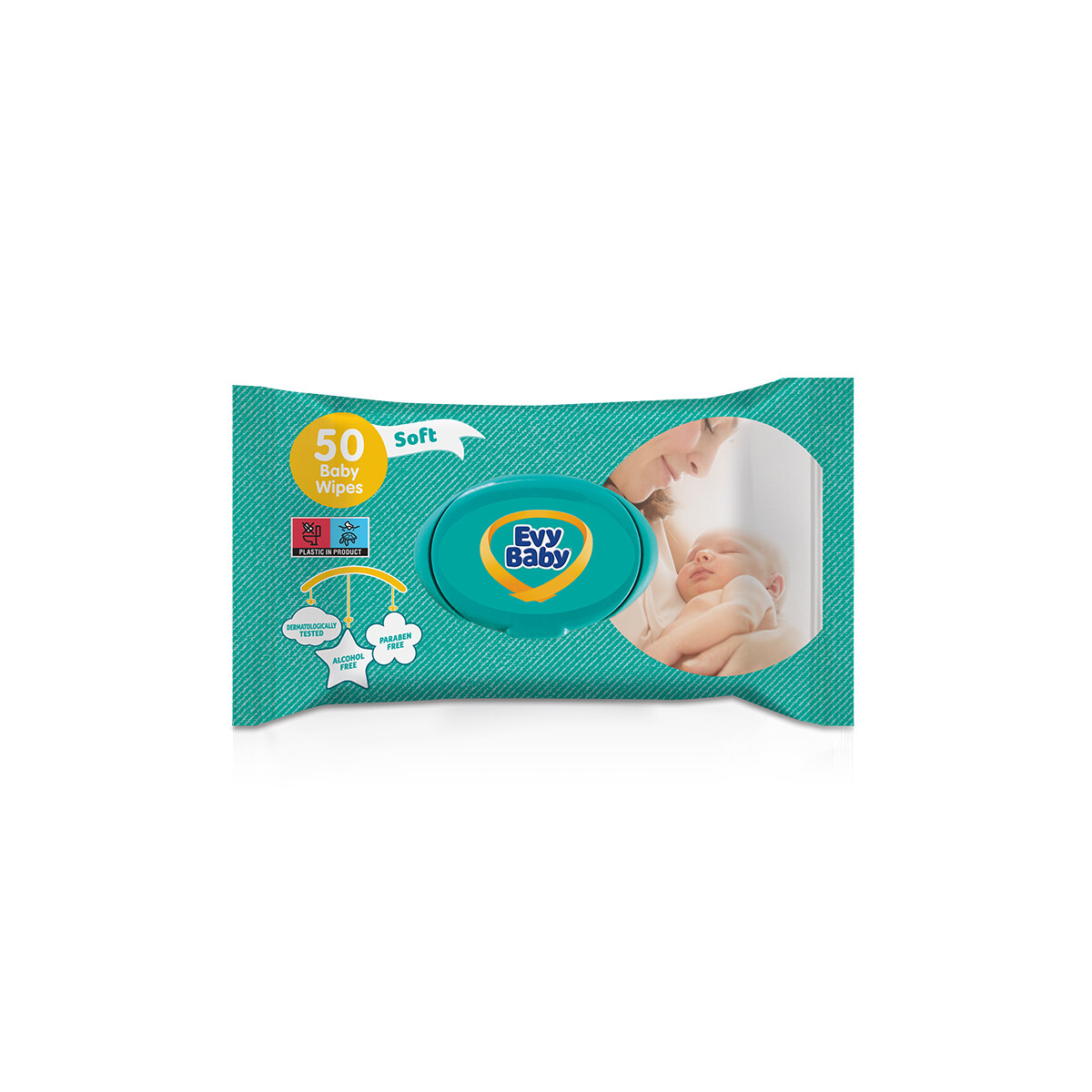 Toallitas húmedas Evybaby x 50 unidades OFERTA CAJA X 12 - Soft 