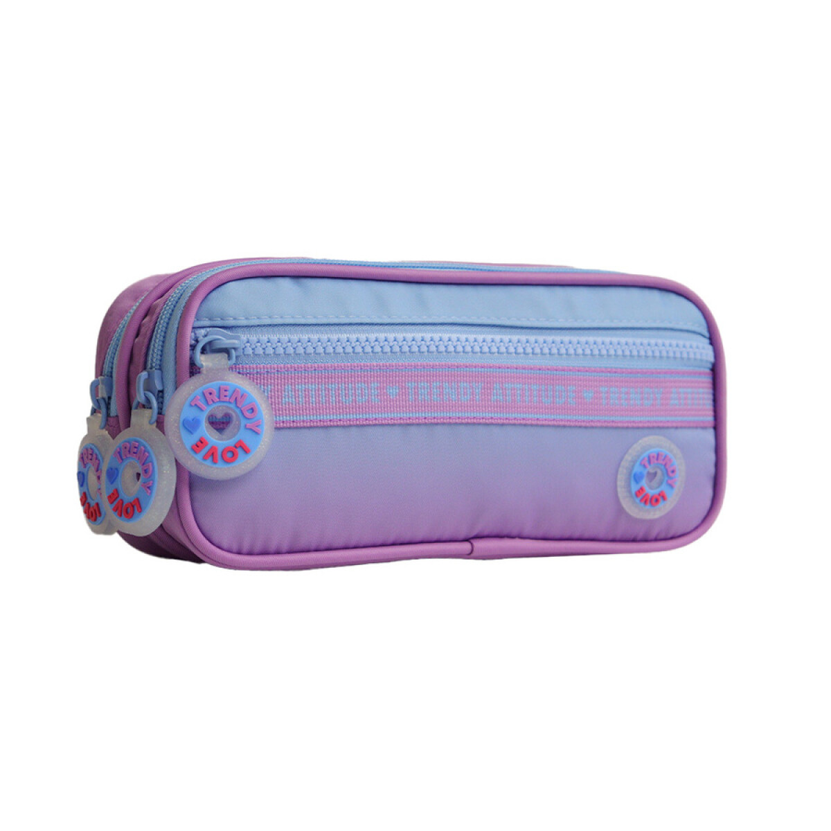 CARTUCHERA TRENDY ATTITUDE CELESTE 