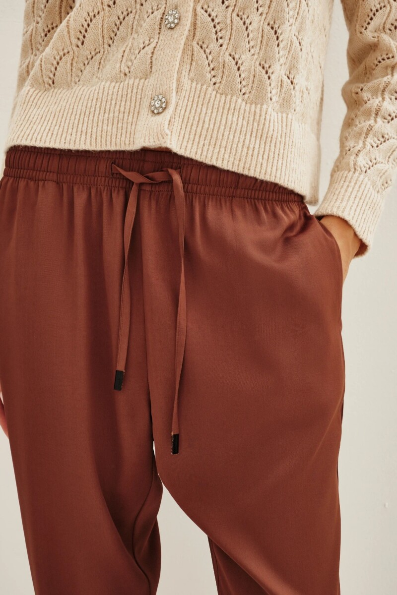 PANTALON PORTER Marron